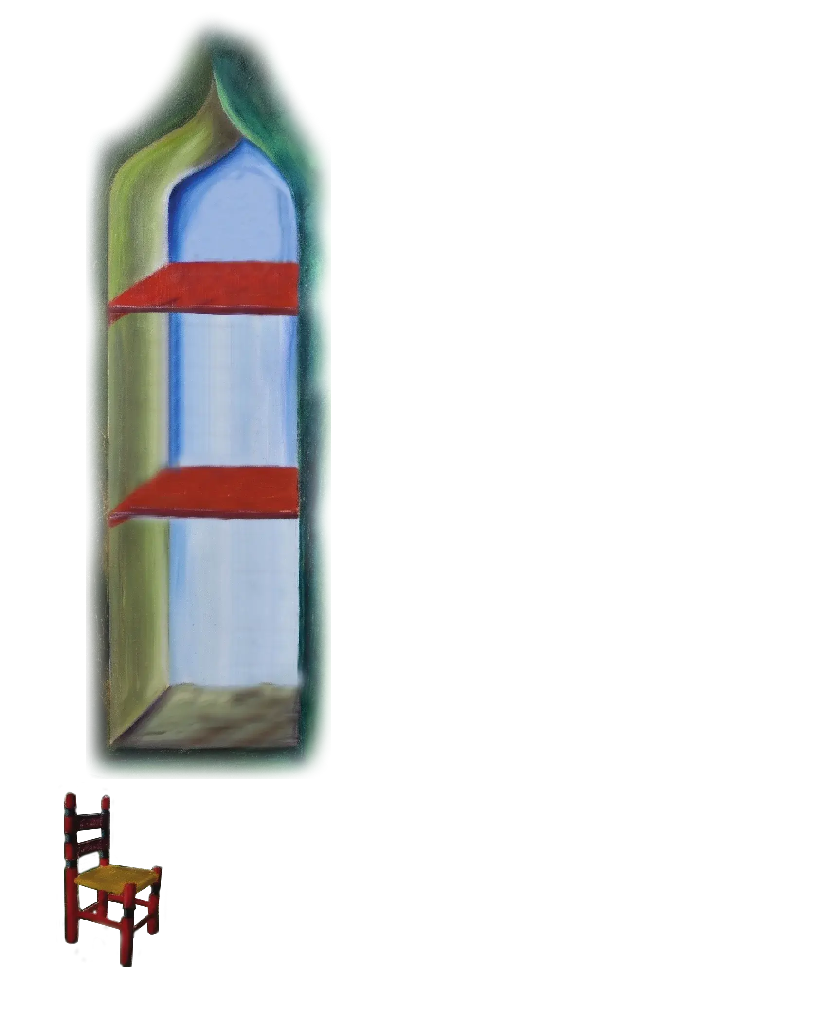 Anaquel de artesanías